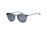Nautica Men's Fashion 53mm Matte Slate Blue Sunglasses | N6247S-430