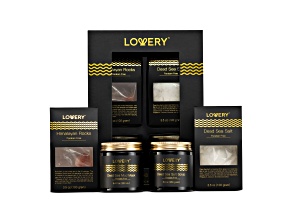 Lovery Dead Sea Minerals Spa Gift Box For Women & Men, 4pc