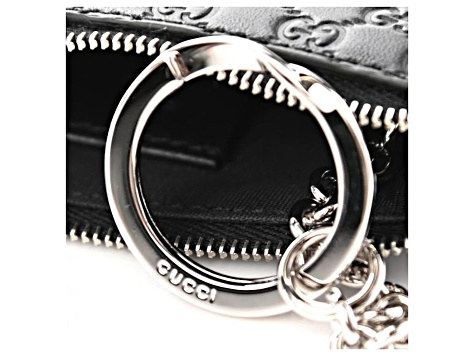 【GUCCI】GG Up Embossed Leather Flap Key Case Black Black GG Embossed Leather Key Case – Unclaimed Baggage