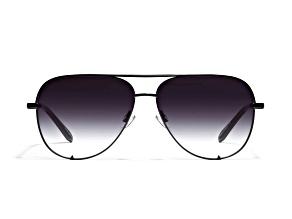 Quay High Key Micro Black Aviator Frame / Smoke Lenses Sunglasses