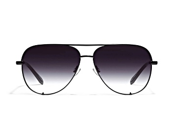 Picture of Quay High Key Micro Black Aviator Frame / Smoke Lenses Sunglasses