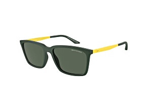 Armani Exchange Men's 57mm Matte Green Sunglasses
