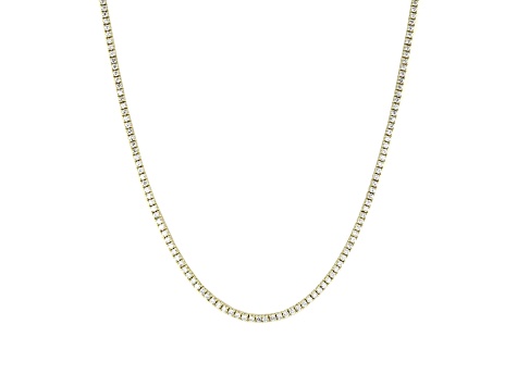 6.15ctw Diamond Tennis Necklace in 14k Yellow Gold