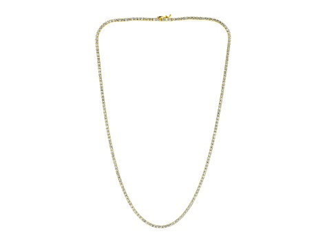 6.15ctw Diamond Tennis Necklace in 14k Yellow Gold