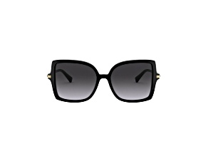 Valentino Garavani Black Studded Acetate and Titanium Sunglasses Size 56