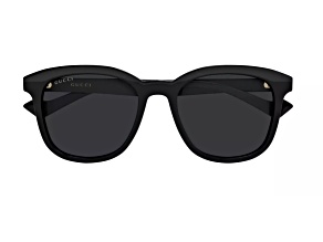 Gucci Black Square Frame / Gray Lens Sunglasses