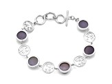 Drusy Sterling Silver Bracelet 15.00ctw