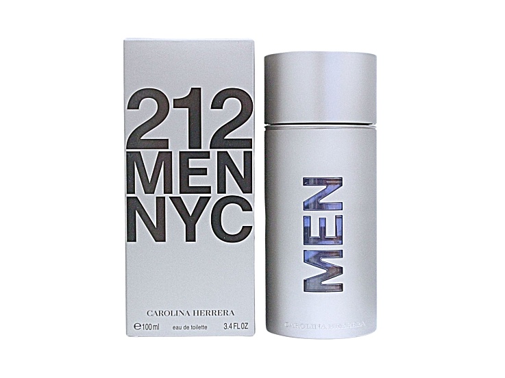 212 Eau De Toilette Spray For Men By Carolina Herrera -  3.38 oz (100 ml)