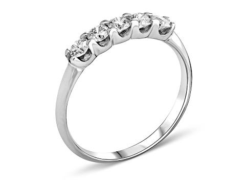 0.50ctw Diamond Wedding Band Ring in 14k White Gold