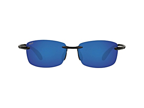 Costa Del Mar Ballast Polarized Blue Mirror Polarized 580P Rectangular 59mm Unisex Sunglasses