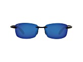 Costa Del Mar Ballast Polarized Blue Mirror Polarized 580P Rectangular 59mm Unisex Sunglasses