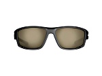 Flying Fisherman Solstice Polarized Sunglasses Matte Black Frame/Amber Lens
