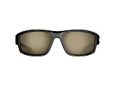 Flying Fisherman Solstice Polarized Sunglasses Matte Black Frame/Amber Lens