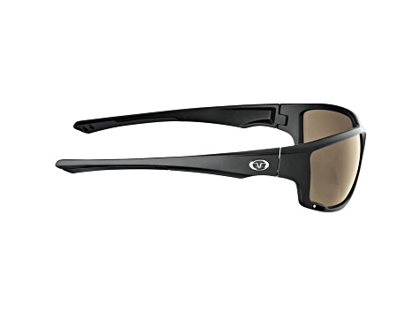 Flying Fisherman Solstice Polarized Sunglasses Matte Black Frame/Amber Lens