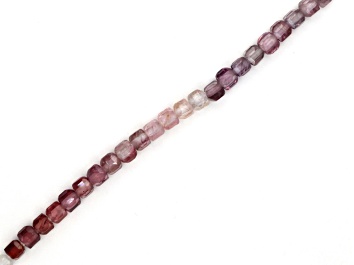 Picture of Multi Spinel 2mm Faceted Cubes Bead Strand, 13" strand length