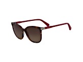 Longchamp Women's Fashion Havana Burgundy Sunglasses | LO612S-216