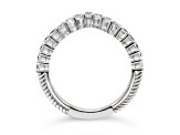 Judith Ripka 3.91ctw Bella Luce Diamond Simulant Rhodium Over Sterling Silver Ring Set