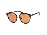 Calvin Klein Unisex Platinum Label 56mm Amber Havana Sunglasses | CK18518SA-243