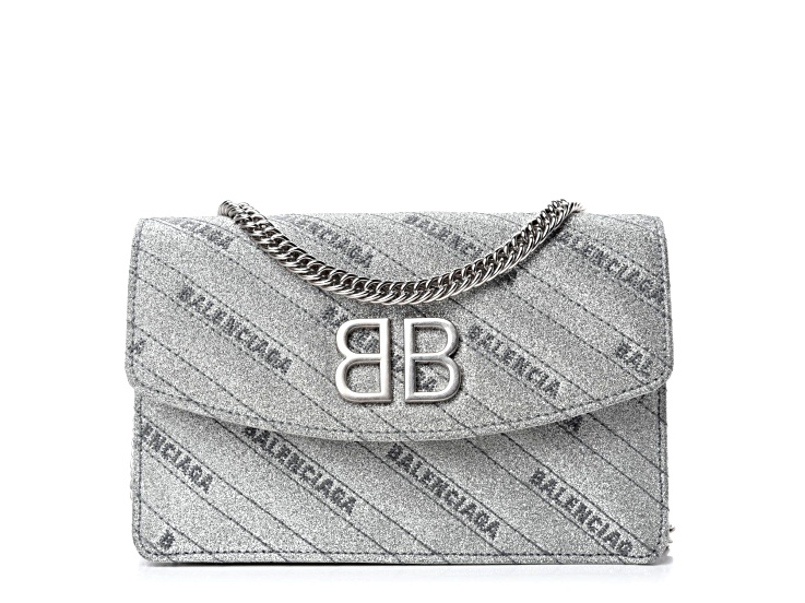 balenciaga silver crossbody