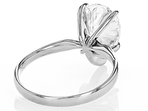 14k White Gold 1.10ct Round White IGI Certified Lab-Grown Diamond Solitaire Ring F/VS1