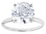 14k White Gold 4.00ct Round White IGI Certified Lab-Grown Diamond Solitaire Ring F/VS1