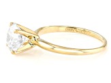 14k Yellow Gold 2.00ct Round White IGI Certified Lab-Grown Diamond Solitaire Ring F/VS1