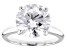 14k White Gold Round White IGI Certified Lab-Grown Diamond Solitaire Ring 5.00ct F/VS1