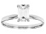 14k White Gold Emerald Cut White IGI Certified Lab-Grown Diamond Solitaire Ring 1.10ct F/VS1