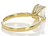 14k Yellow Gold Emerald Cut White IGI Certified Lab-Grown Diamond Solitaire Ring 1.10ct F/VS1