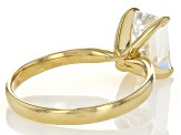 14k Yellow Gold Emerald Cut White IGI Certified Lab-Grown Diamond Solitaire Ring 2.00ct F/VS1