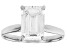 14k White Gold Emerald Cut White IGI Certified Lab-Grown Diamond Solitaire Ring 3.00ct F/VS1