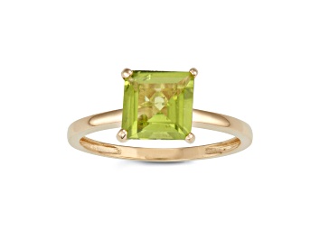 Picture of Princess Cut Citrine 10K Yellow Gold Ring 2.00ctw