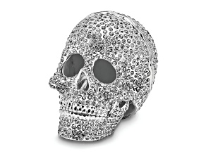 TREASURE TROVE Full Crystal Skull Trinket Box
