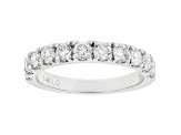 White Lab-Grown Diamond 14kt White Gold Ring 1.00ctw