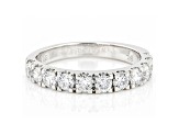 White Lab-Grown Diamond 14kt White Gold Ring 1.00ctw