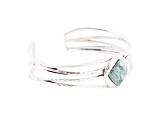 Barse Jewelry Green Seraphinite Sterling Silver Terra  Cuff Bracelet