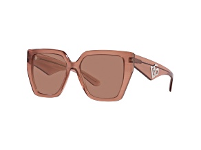 Dolce & Gabbana Women's Fashion 55mm Fleur Caramel Sunglasses|DG4438-3411-3-55