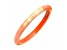 Acrylic Rave Slip On Bangle Bracelet in Orange