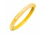 Acrylic Rave Slip On Bangle Bracelet in Yellow