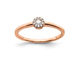 14K Rose Gold First Promise Diamond Promise/Engagement Ring 0.10ctw