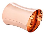 Calvin Klein Women's Wide Cuff Rose Gold Tone Bracelet in Size 6.5
