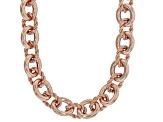 Judith Ripka Verona 20" 14K Rose Gold Clad Necklace