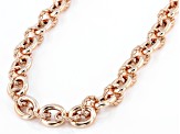 Judith Ripka Verona 20" 14K Rose Gold Clad Necklace