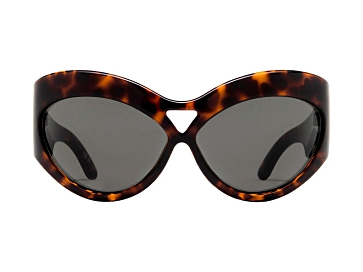 Saint Laurent Brown Havana Wrap Around Frame / Gray Lenses  display picture 3