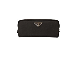 Prada Black Cordura Fabric Cosmetic Clutch