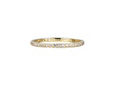 White Cubic Zirconia 18k Yellow Gold Over Sterling Silver Ring 0.63ctw