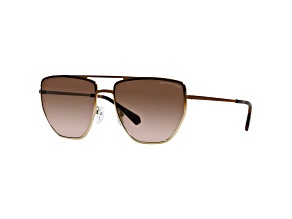 Michael Kors Women's 60mm Mink Light Gold Gradient Sunglasses