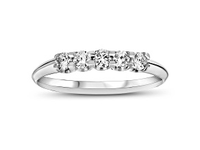 0.30ctw Diamond Wedding Band Ring in 14k White Gold