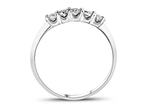 0.30ctw Diamond Wedding Band Ring in 14k White Gold