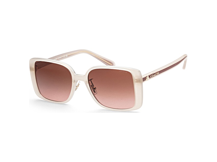 Coach Women's Fashion 56mm Milky Ivory Sunglasses | HC8375